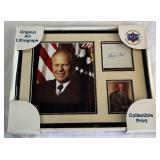 Gerald Ford President Autograph Custom Framed 11x14"