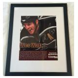 Wes Walz Autographed Minnesota Wild Hockey Photo - Framed - #1