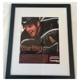 Wes Walz Autographed Minnesota Wild Hockey Photo - Framed - #2