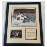 Rick Aguilera Autographed Minnesota Twins Baseball Framed Piece