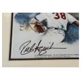 Rick Aguilera Autographed Minnesota Twins Baseball Framed Piece