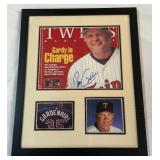 Ron Gardenhire Autographed Minnesota Twins Baseball Magazine Cover Custom Framed 11x14"