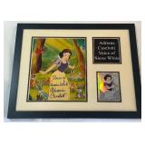 Adriana Caselotti Voice of Snow White Autographed Photo Custom Framed 11x14"