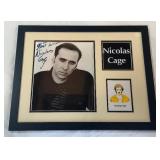 Nicolas Cage Autographed Photo Custom Framed 11x14"