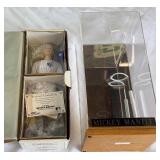 Mickey Mantle NIB Porcelain Doll / Figure by Sports Impressions w/ Case and Stand - New York Yankees Baseball
