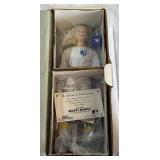 Mickey Mantle NIB Porcelain Doll / Figure by Sports Impressions w/ Case and Stand - New York Yankees Baseball