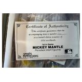 Mickey Mantle NIB Porcelain Doll / Figure by Sports Impressions w/ Case and Stand - New York Yankees Baseball