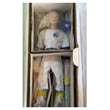 Mickey Mantle NIB Porcelain Doll / Figure by Sports Impressions w/ Case and Stand - New York Yankees Baseball