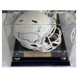Stefon Diggs Autographed Full-Sizes Minnesota Vikings Replica Football Helmet in Custom Case w/ COA