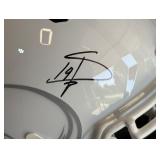 Stefon Diggs Autographed Full-Sizes Minnesota Vikings Replica Football Helmet in Custom Case w/ COA