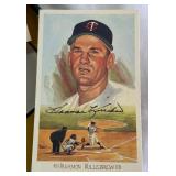 1989 Perez Steele Limited Edition Post Card Set Complete w/ Case Including Autographed Harmon Killebrew - Baseball