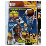 (6) Michael Jordan Cover Sports Illustrated For Kids Magazines w/ Card and Posters