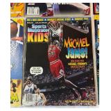 (6) Michael Jordan Cover Sports Illustrated For Kids Magazines w/ Card and Posters