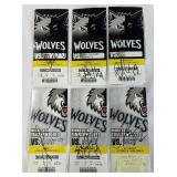 (6) Minnesota Timberwolves Ticket Stubs w/ Autographs - 2010 and 2011 - #1