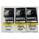 (6) Minnesota Timberwolves Ticket Stubs w/ Autographs - 2010 and 2011 - #1