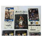 (6) Minnesota Timberwolved Ticket Stubs w/ Autographs - #2