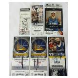 (6) Minnesota Timberwolved Ticket Stubs w/ Autographs - #3