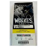 Wesley Johnson Autographed NBA Debut Minnesota Timberwolves Basketball Ticket