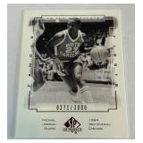 Michael Jordan /3000 2000 Upper Deck SPSamous Firsts #45 Numbered 0271/3000 Basketball Card