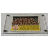 1958 Topps Cincinnati Reds Team Card #428 Vintage Baseball Card