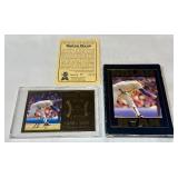 Nolan Ryan 22kt Gold Limited Edition Baseball Card w/ COA
