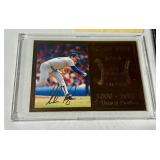 Nolan Ryan 22kt Gold Limited Edition Baseball Card w/ COA