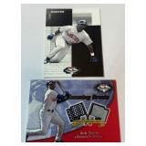 Torii Hunter 2 Card Lot - Game-Worn Jersey Relic and /100 - Minnesota Twins Baseball Cards