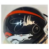 John Elway Autographed Mini Helmet w/ COA - Denver Broncos HOF Legend