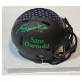 Sam Darnold Autographed Mini Helmet w/ COA - Seattle Seahawks Football
