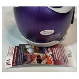 Adam Thielen Autographed Mini Helmet w/ JSA COA - Minnesota Vikings Football