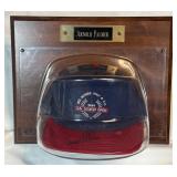 Arnold Palmer Autographed Hat From 1999 US Senior Open Mounted in Custom Plaque - Golf