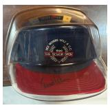 Arnold Palmer Autographed Hat From 1999 US Senior Open Mounted in Custom Plaque - Golf