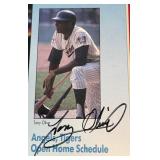 Kirby Puckett, Rod Carew, and Tony Oliva Autographed 1990 Twins Rally Cover - Custom Framed 11x14"