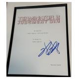 James Cameron Autographed Custom Terminator 2 Judgement Day Framed Piece