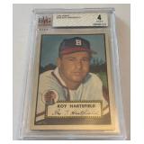 1952 Topps Roy Hartsfield #253 Beckett Graded 4 VG-EX Slab Vintage Baseball Card