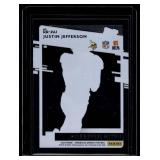 Justin Jefferson RC 2020 Chronicles Clear #RR-JUJ Rated Rookie Minnesota Vikings Football Card