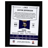 Justin Jefferson RC 2020 Chronicles #PA-23 Rookie Minnesota Vikings Football Card