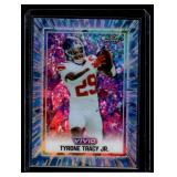 1/1 Tyrone Tracy Jr.2025 Leaf Vivid #179 - ONLY ONE THAT EXISTS - Football Card