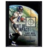 Randy Moss Die Cut Insert 2000 Fleer Skybox Point of Inpact #9 Minnesota Vikings Football Card