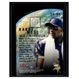 Randy Moss Die Cut Insert 2000 Fleer Skybox Point of Inpact #9 Minnesota Vikings Football Card
