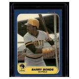 Barry Bonds RC 1986 Fleer Update #U-14 Rookie Baseball Card