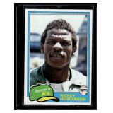 Rickey Henderson 2nd Year 1981 Topps #261 Vintage Baseball Card