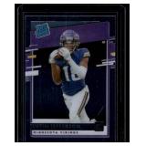 Justin Jefferson RC 2020 Chronicles Clear #RR-JUJ Rated Rookie Minnesota Vikings Football Card