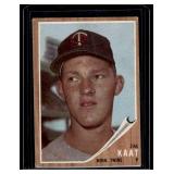 Jim Kaat 1962 Topps #21 Vintage Minnesota Twins Baseball Card