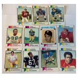 1973 Topps Football 196 Card Partial Set (no dupes) - Vintage Football Cards