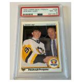 Jaromir Jagr RC PSA 8 NM-MT Slab 1990 Upper Deck French #356 Rookie Hockey Card
