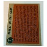 Babe Ruth Special 1962 Topps #141 Vintage Baseball Card