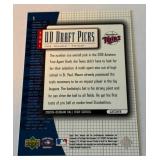 Joe Mauer RC 2001 Upper Deck Draft Picks #1 Rookie Minnesota Twins Baseball Card
