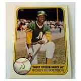 Rickey Henderson 2nd year 1981 Fleer #351 Vintage Baseball Card