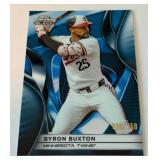 Byron Buxton /150 2025 Topps Chrome Black #13 Numbered 030/150 Minnesota Twins Baseball Card